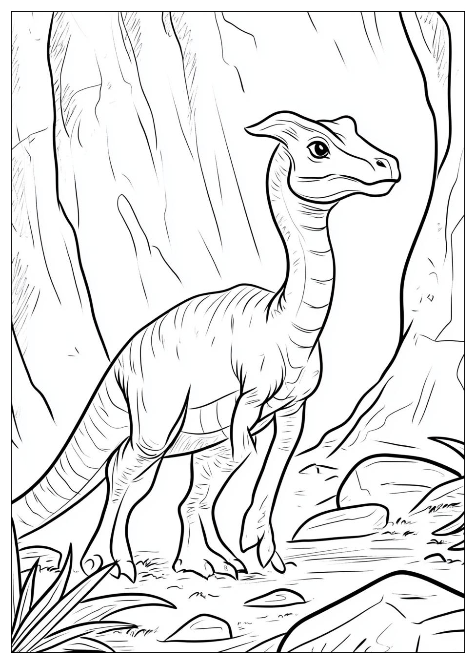 Parasaurolophus Coloring Pages-3