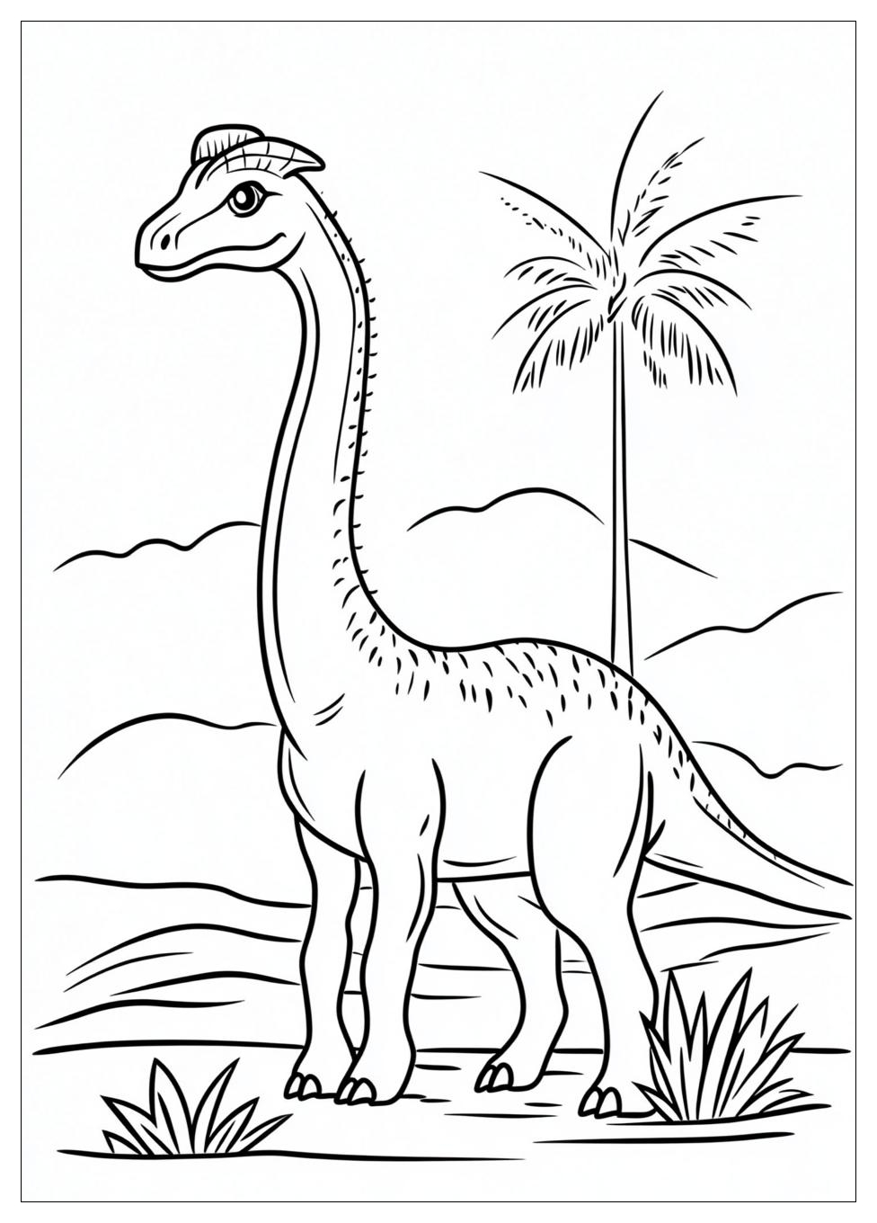 Parasaurolophus Coloring Pages-4
