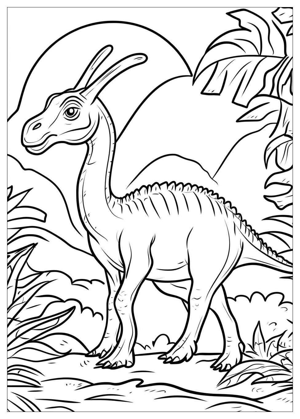 Parasaurolophus Coloring Pages-5