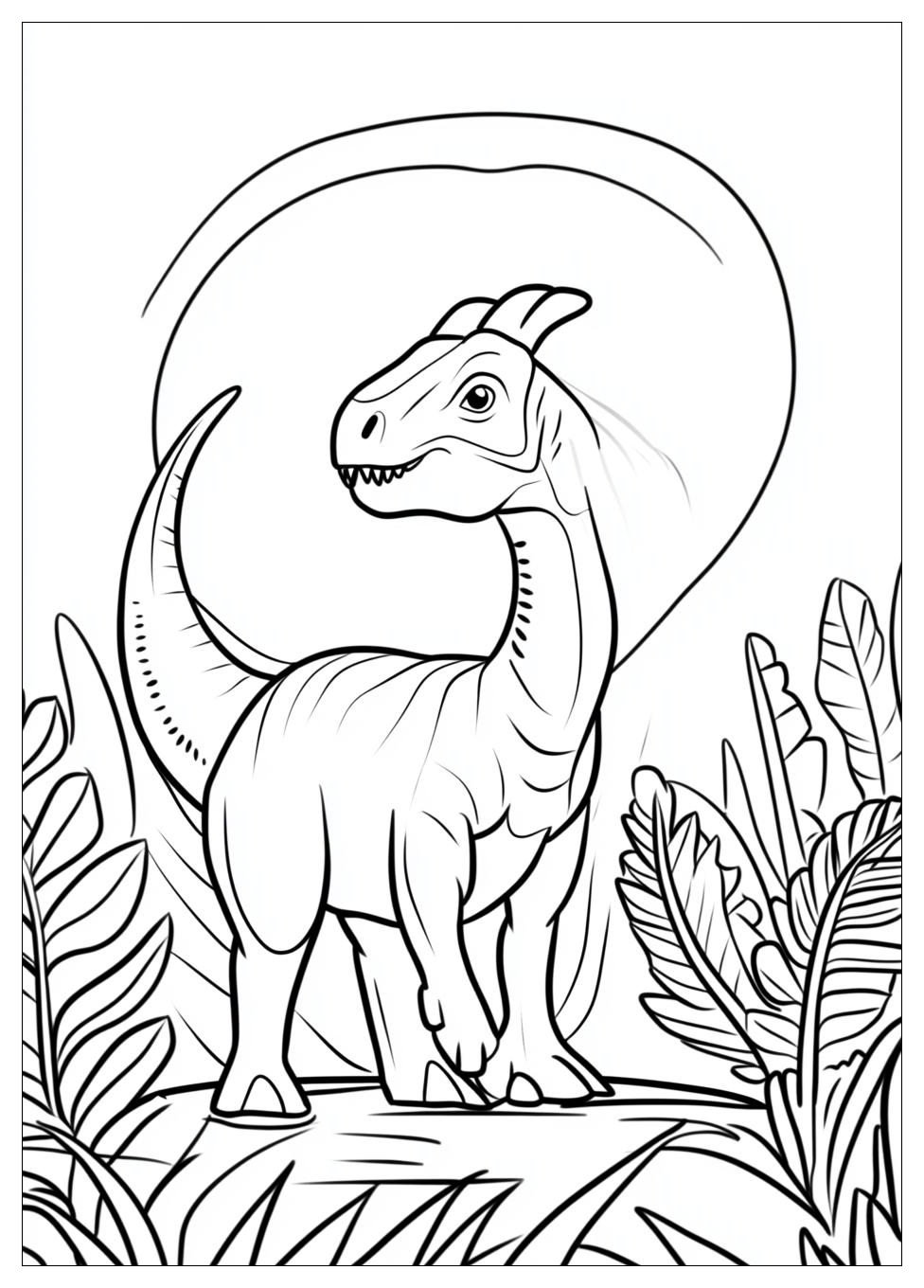 Parasaurolophus Coloring Pages-7