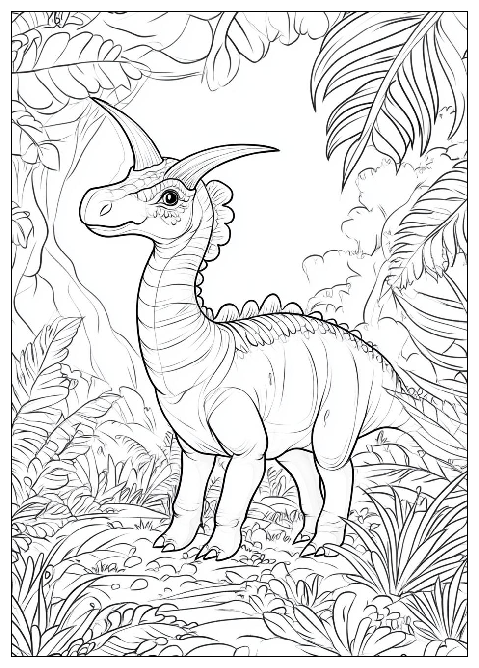 Parasaurolophus Coloring Pages-8