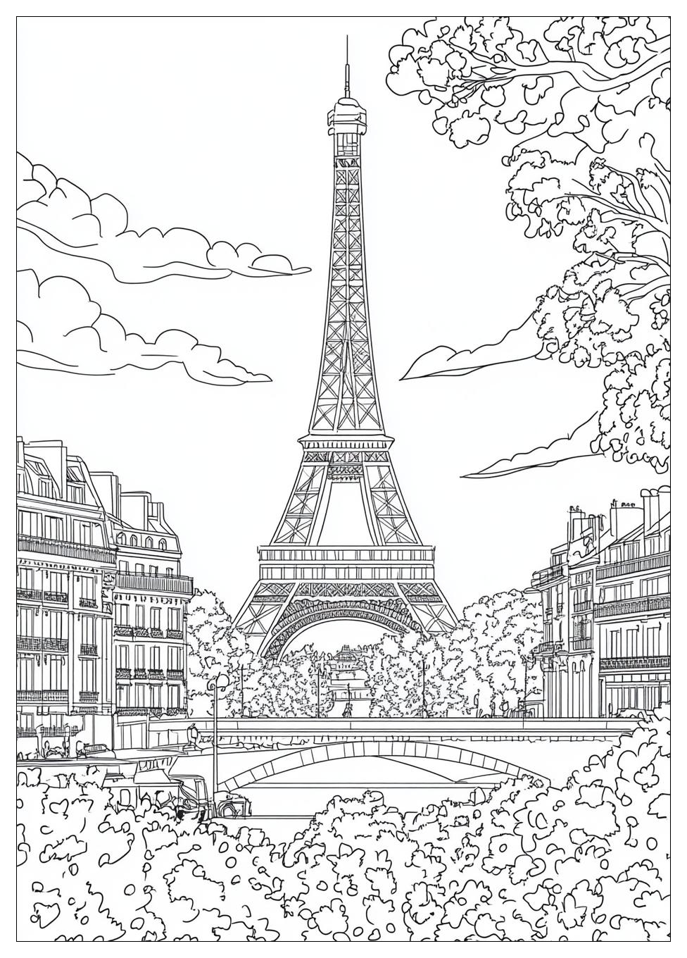 Free Printable Paris Coloring Pages 10 Paris Coloring Pages-10