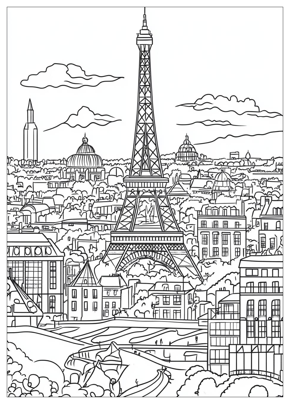 Free Printable Paris Coloring Pages 12 Paris Coloring Pages-12