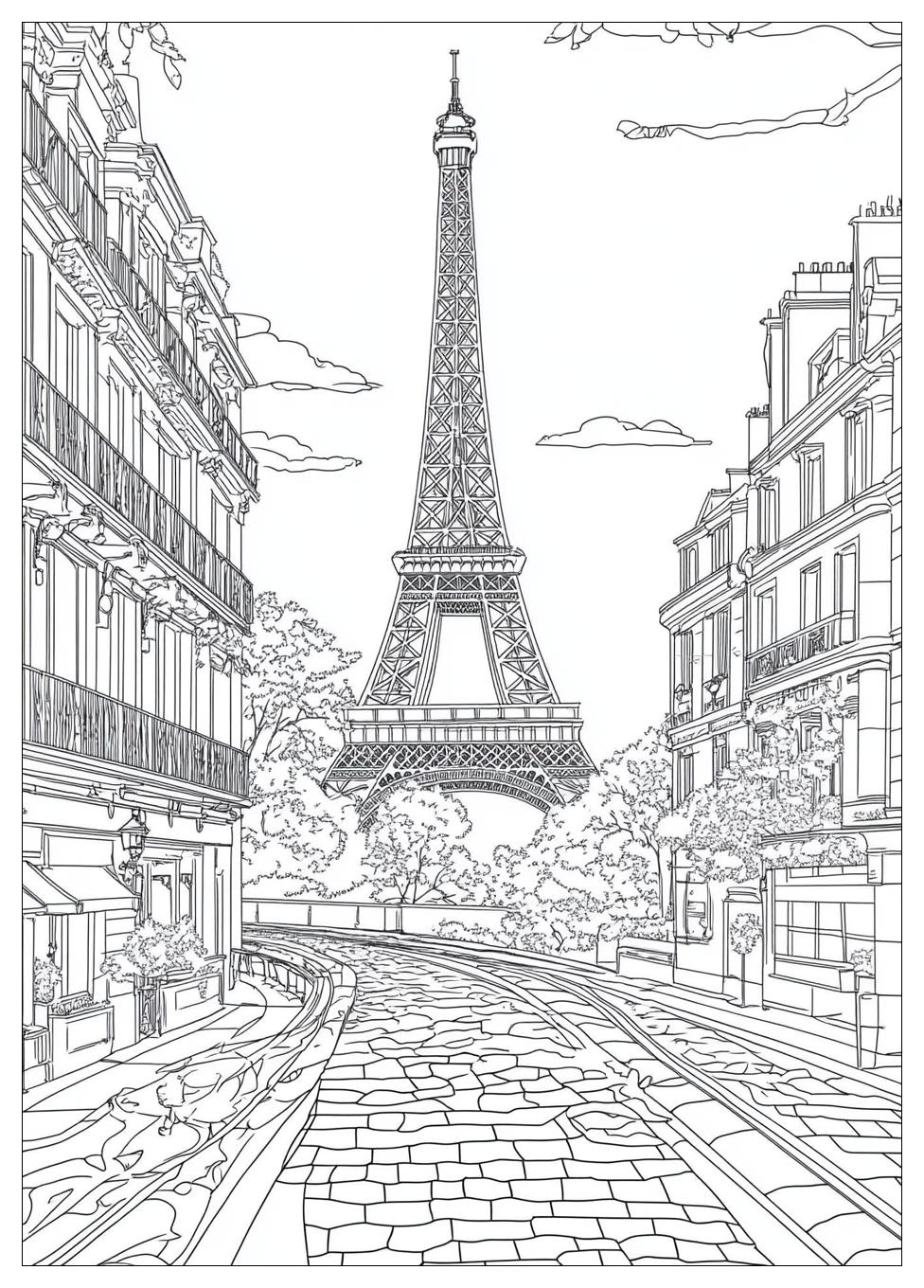 Free Printable Paris Coloring Pages 13 Paris Coloring Pages-13