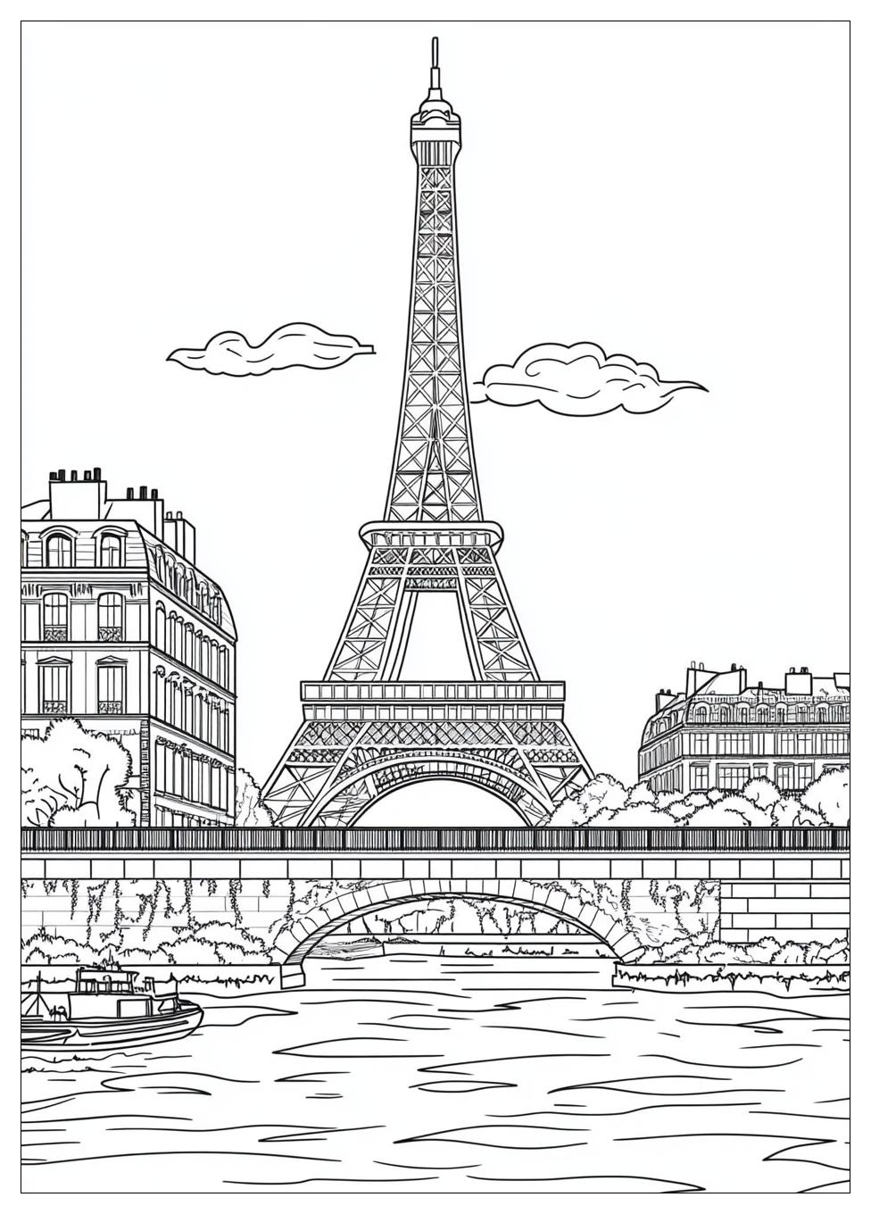 Free Printable Paris Coloring Pages 17 Paris Coloring Pages-17