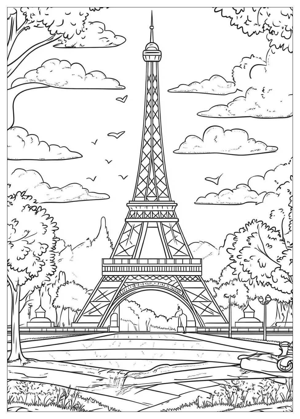 Free Printable Paris Coloring Pages 2 Paris Coloring Pages-2