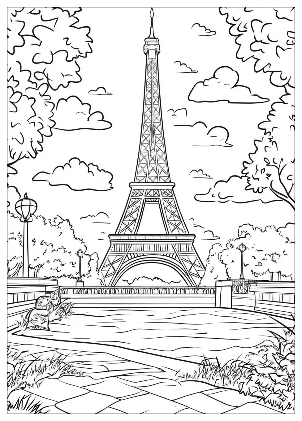 Free Printable Paris Coloring Pages 9 Paris Coloring Pages-9