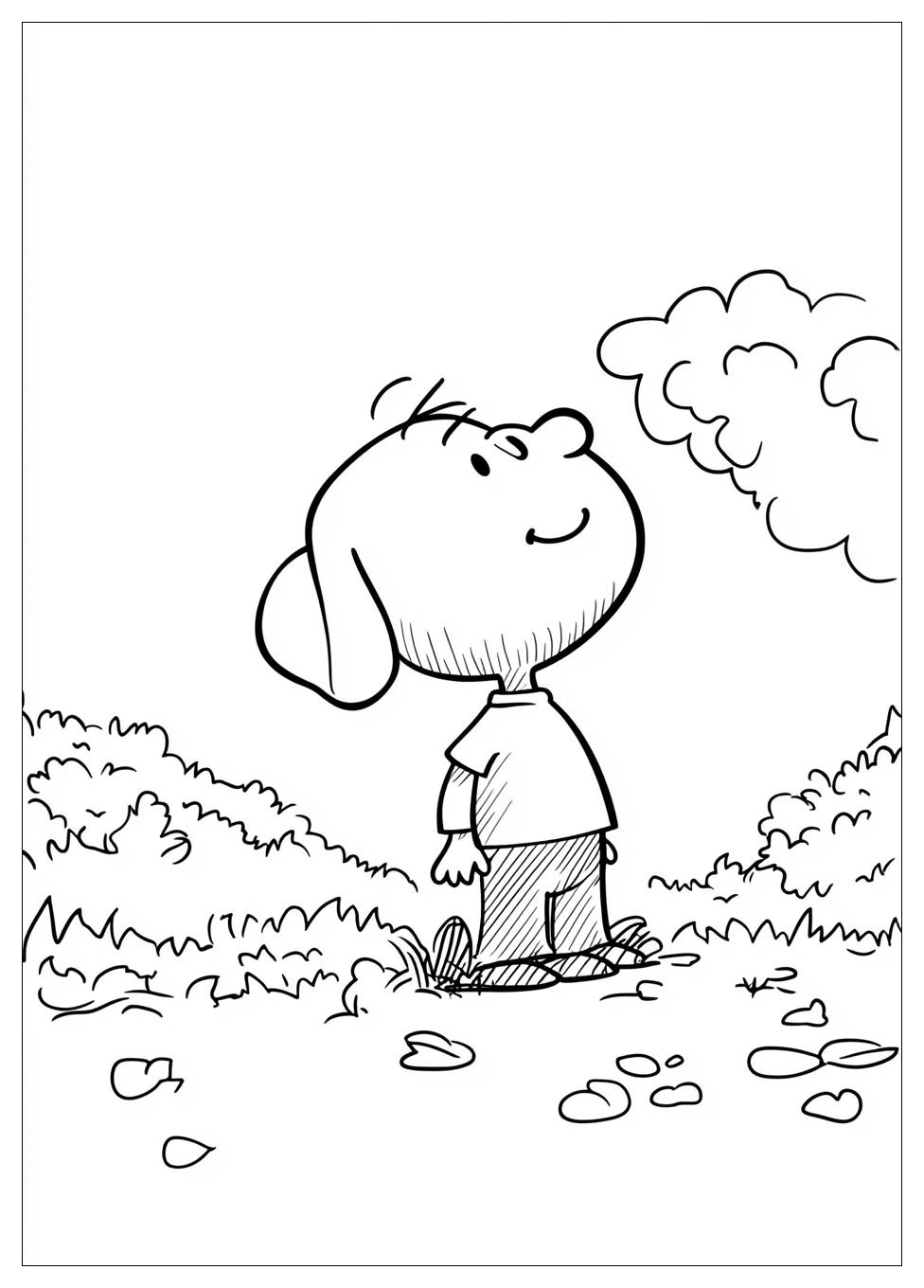 Peanuts Coloring Pages-1