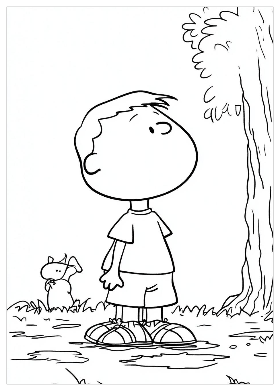 Peanuts Coloring Pages-10