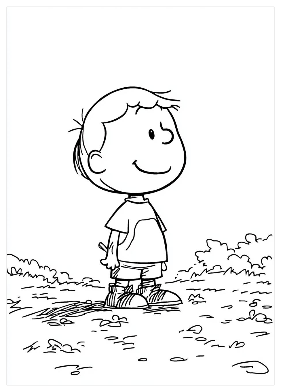 Peanuts Coloring Pages-11