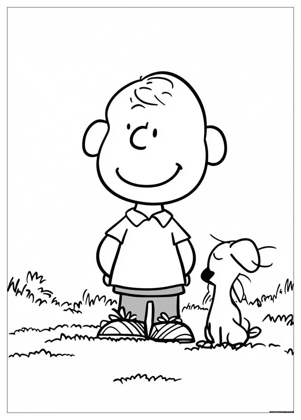 Peanuts Coloring Pages-8