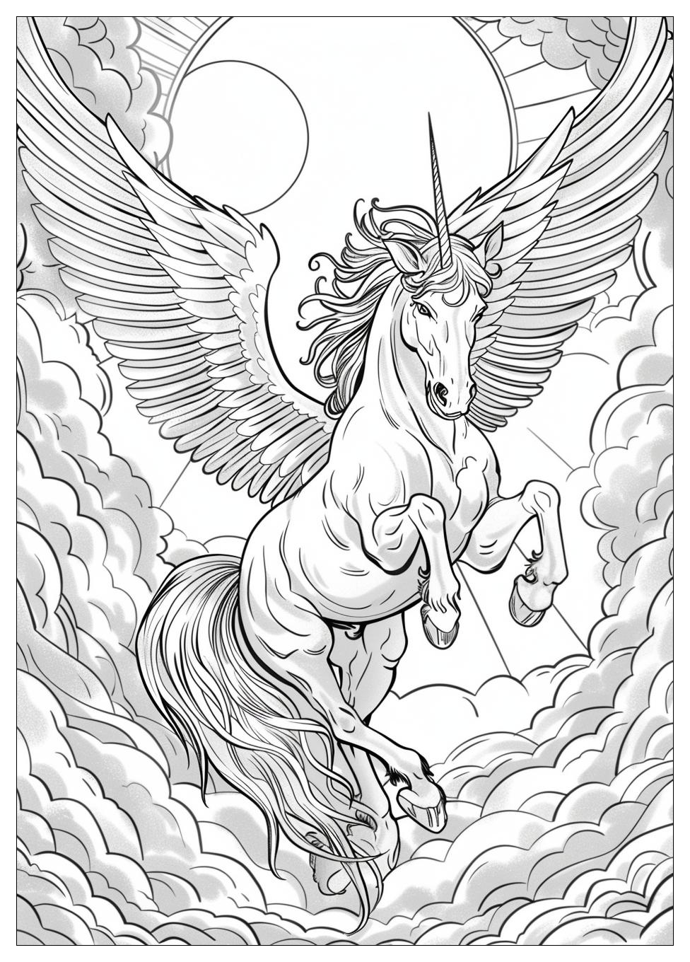 Pegasus Coloring Pages-10
