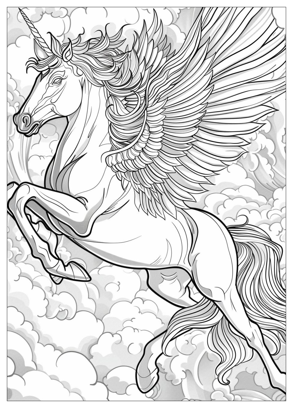 Pegasus Coloring Pages-11