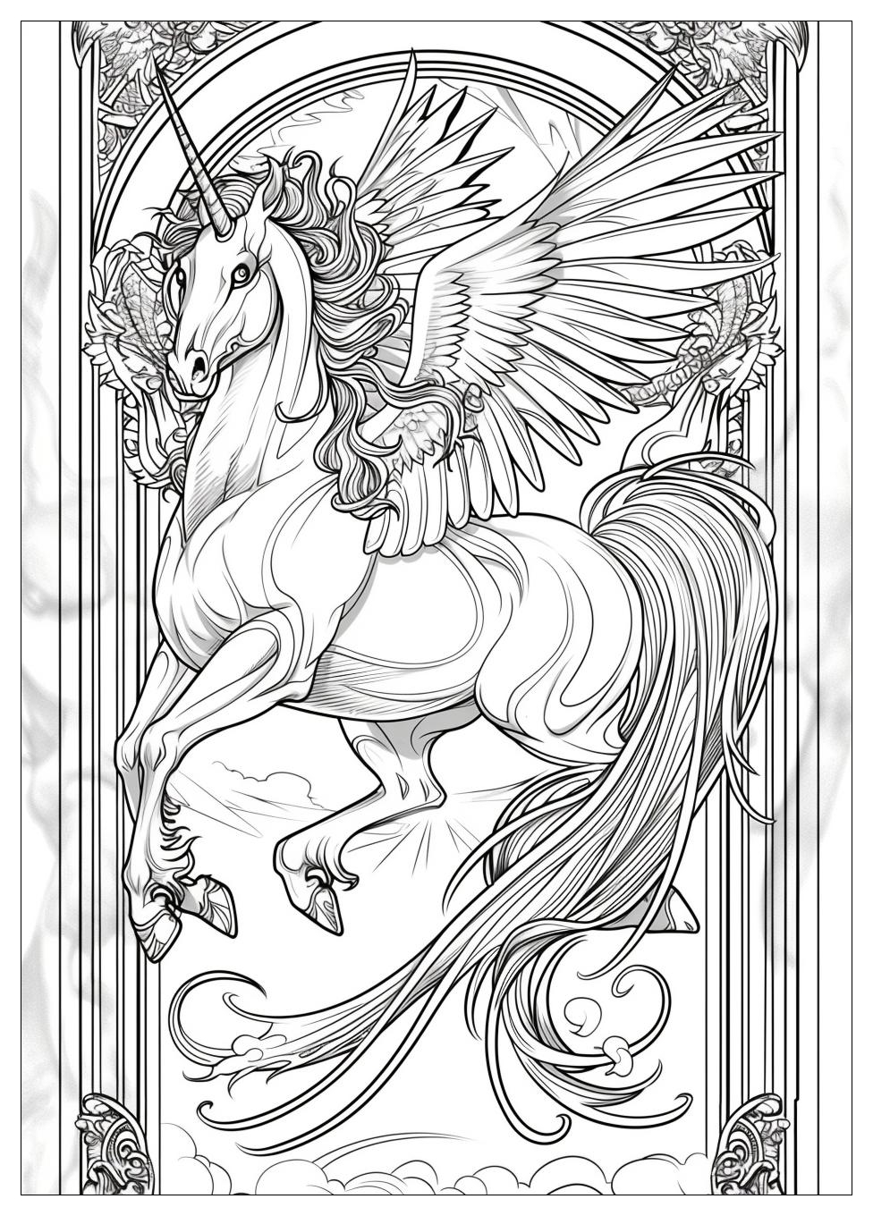 Pegasus Coloring Pages-12