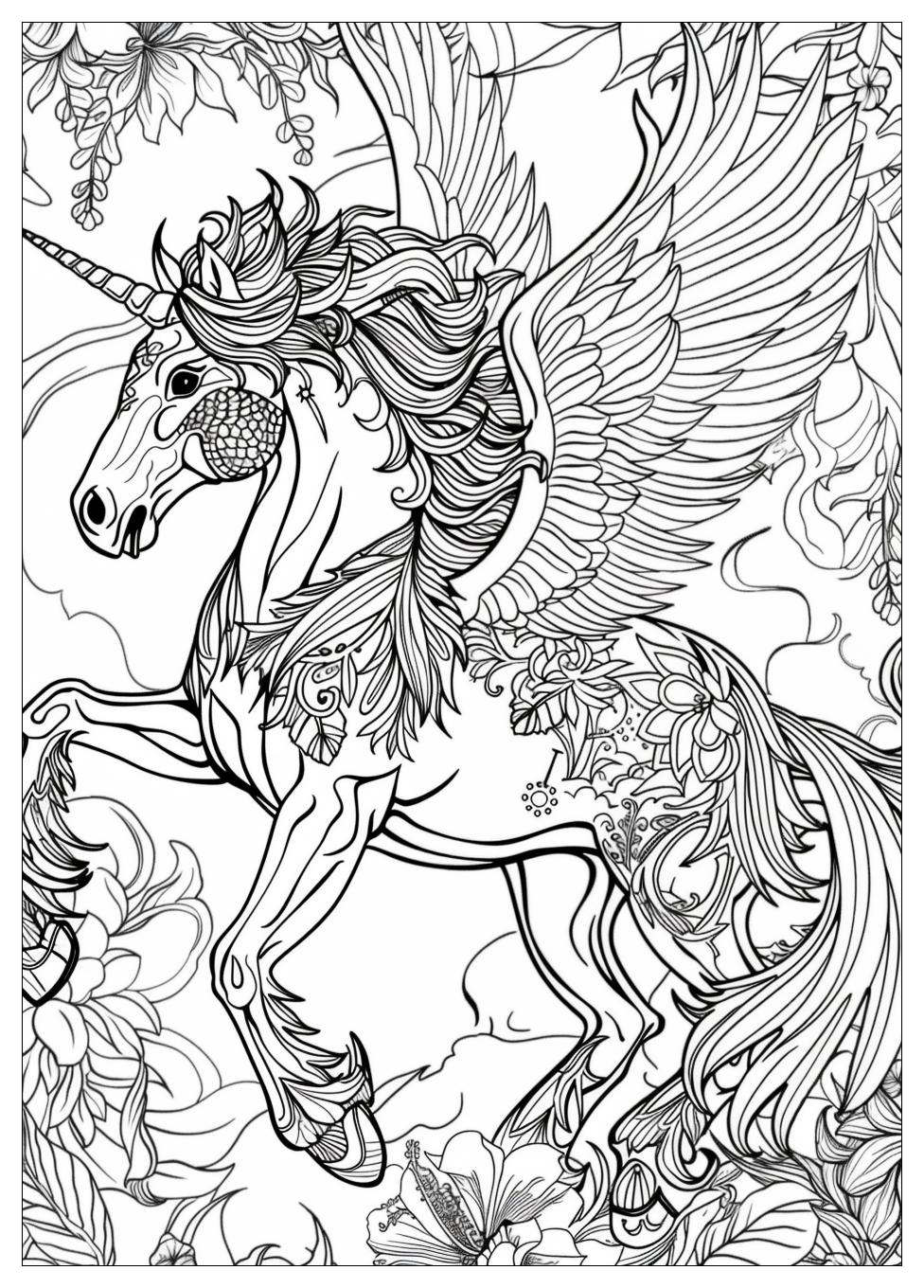 Pegasus Coloring Pages-13