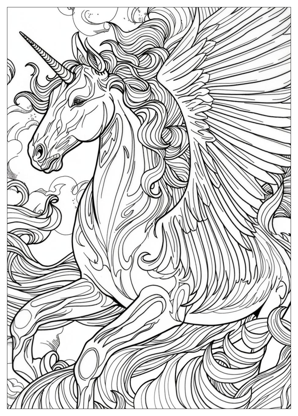 Pegasus Coloring Pages-14