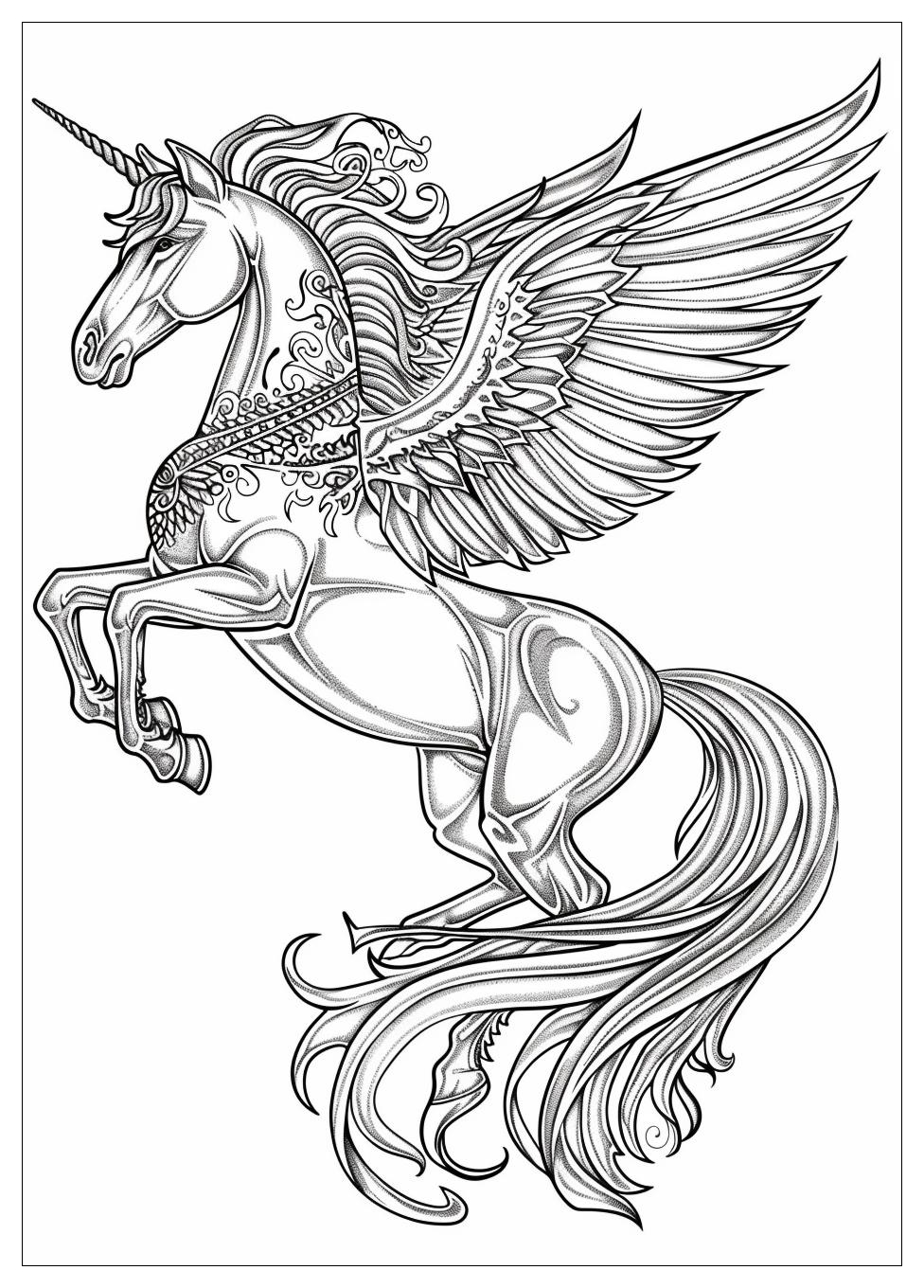 Pegasus Coloring Pages-16