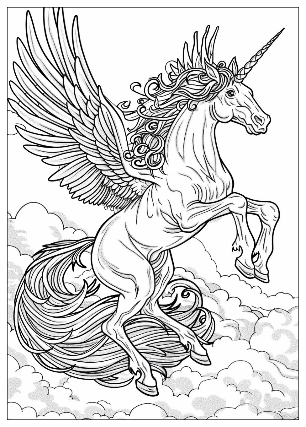 Pegasus Coloring Pages-18