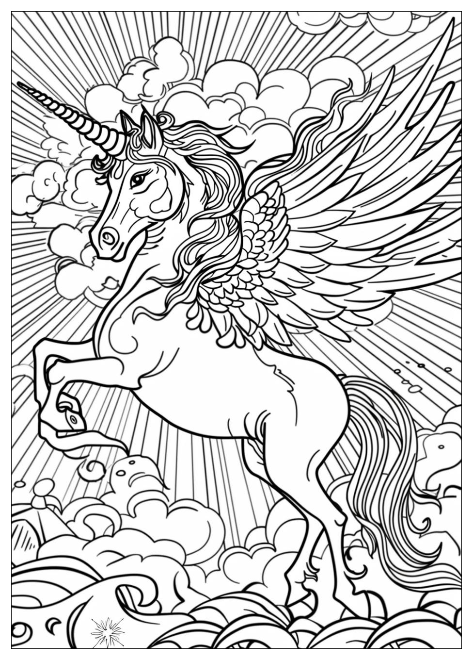 Pegasus Coloring Pages-2