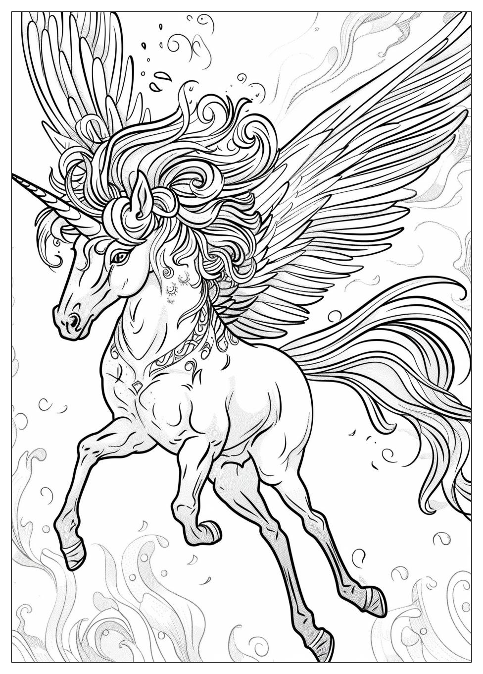 Pegasus Coloring Pages-20