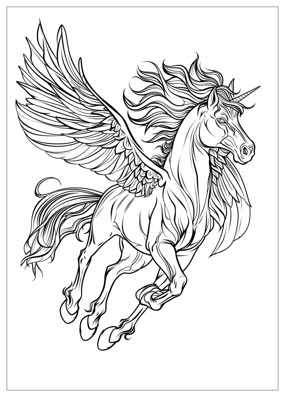 Pegasus Coloring Pages-3