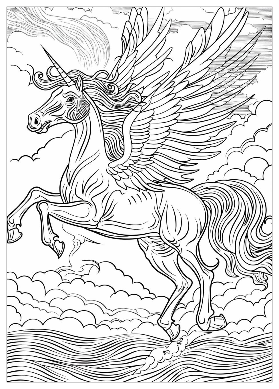 Pegasus Coloring Pages-4