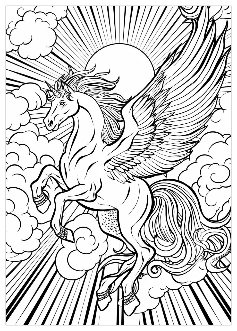Pegasus Coloring Pages-5