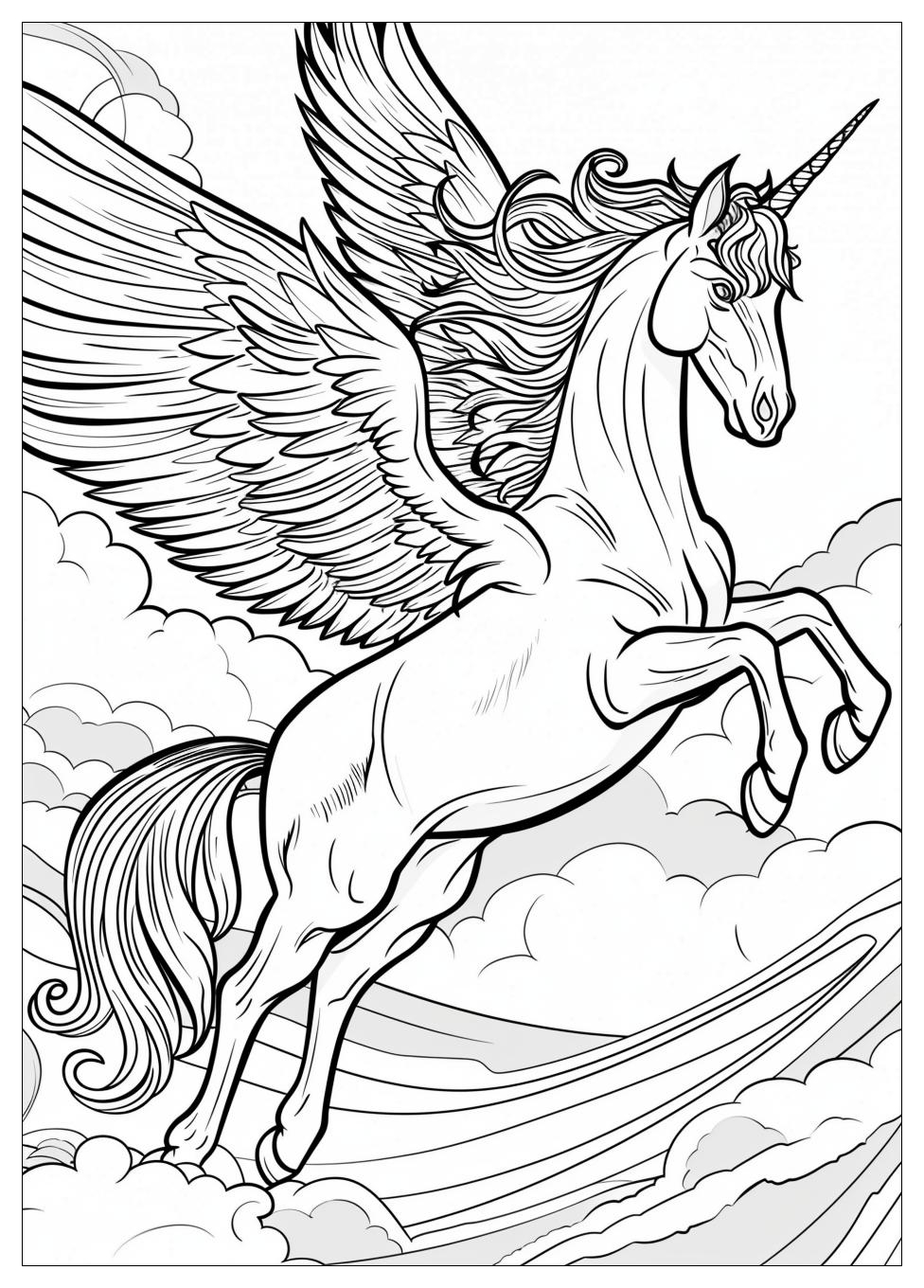 Pegasus Coloring Pages-6