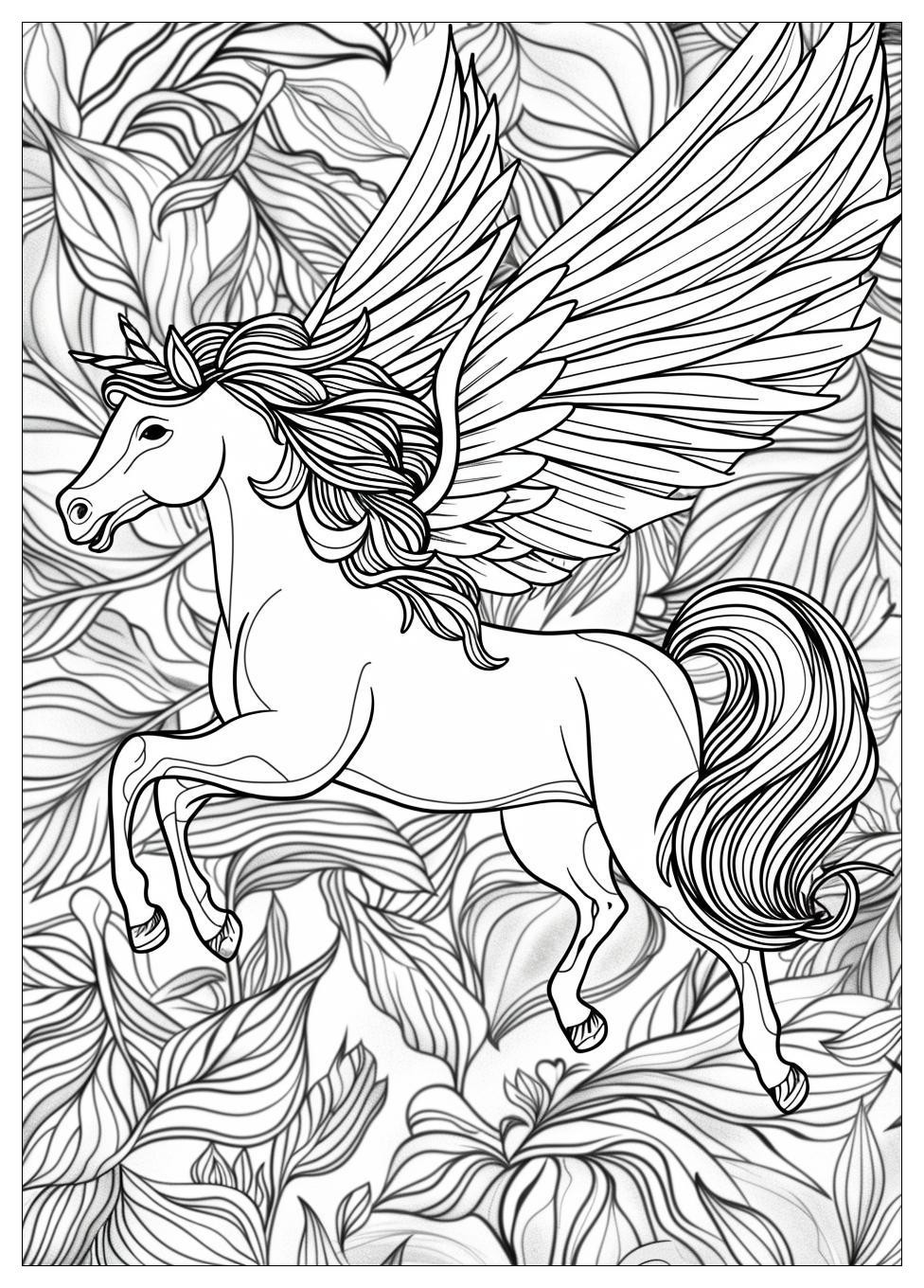 Pegasus Coloring Pages-7