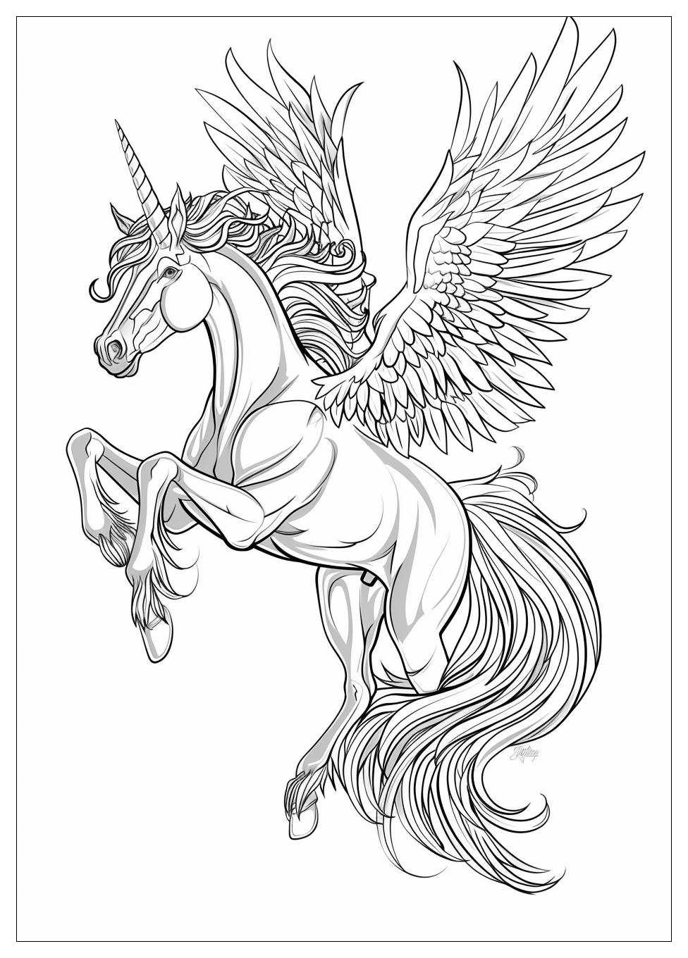Pegasus Coloring Pages-9