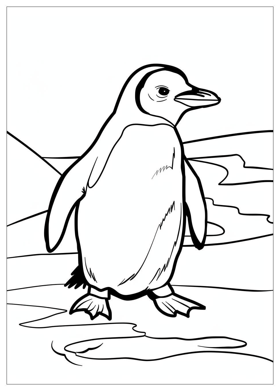 Penguin Coloring Pages-10