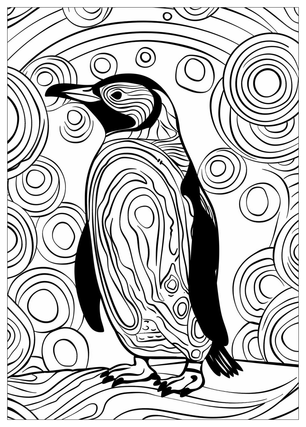 Penguin Coloring Pages-13