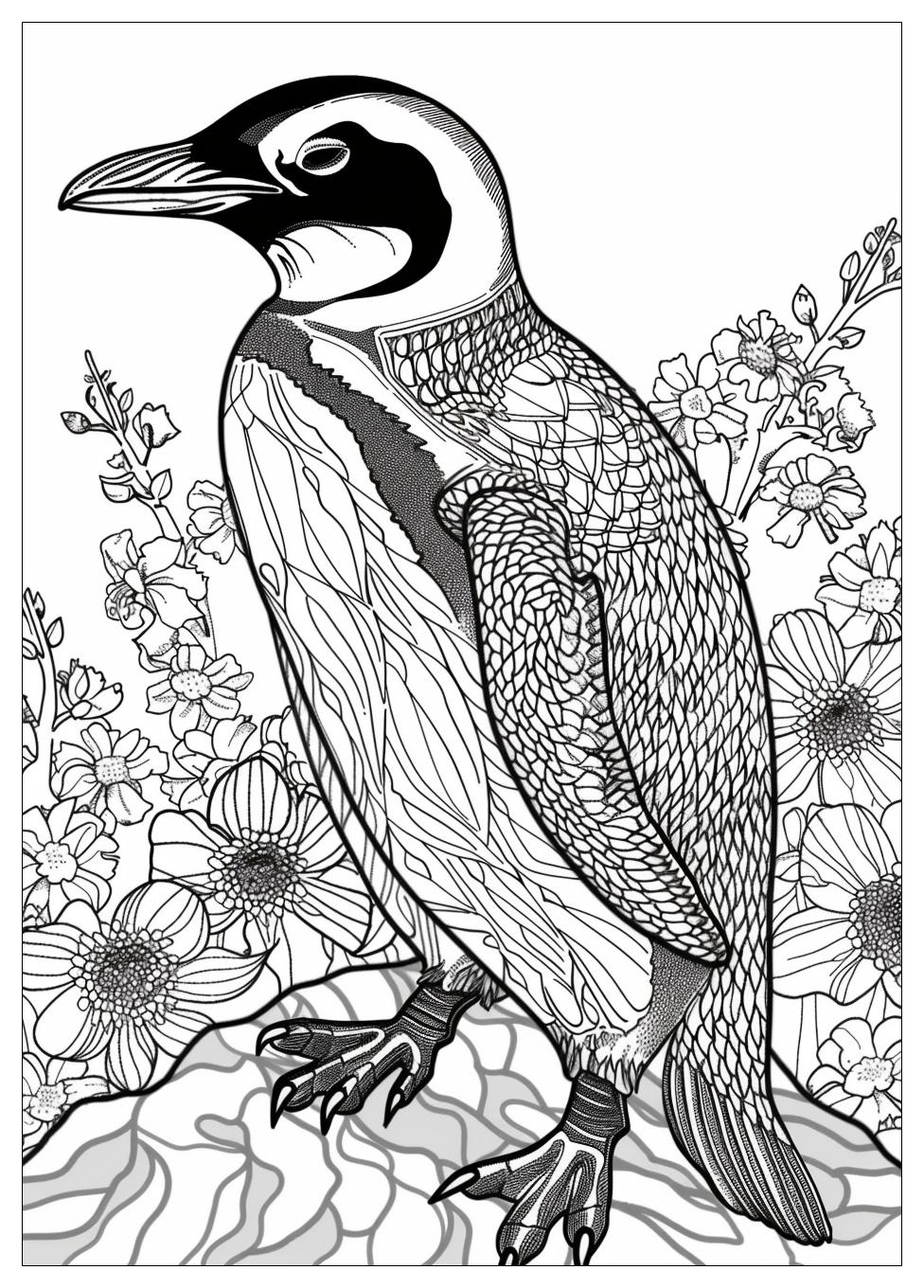 Penguin Coloring Pages-14