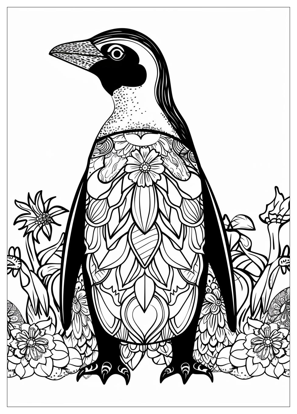 Penguin Coloring Pages-15