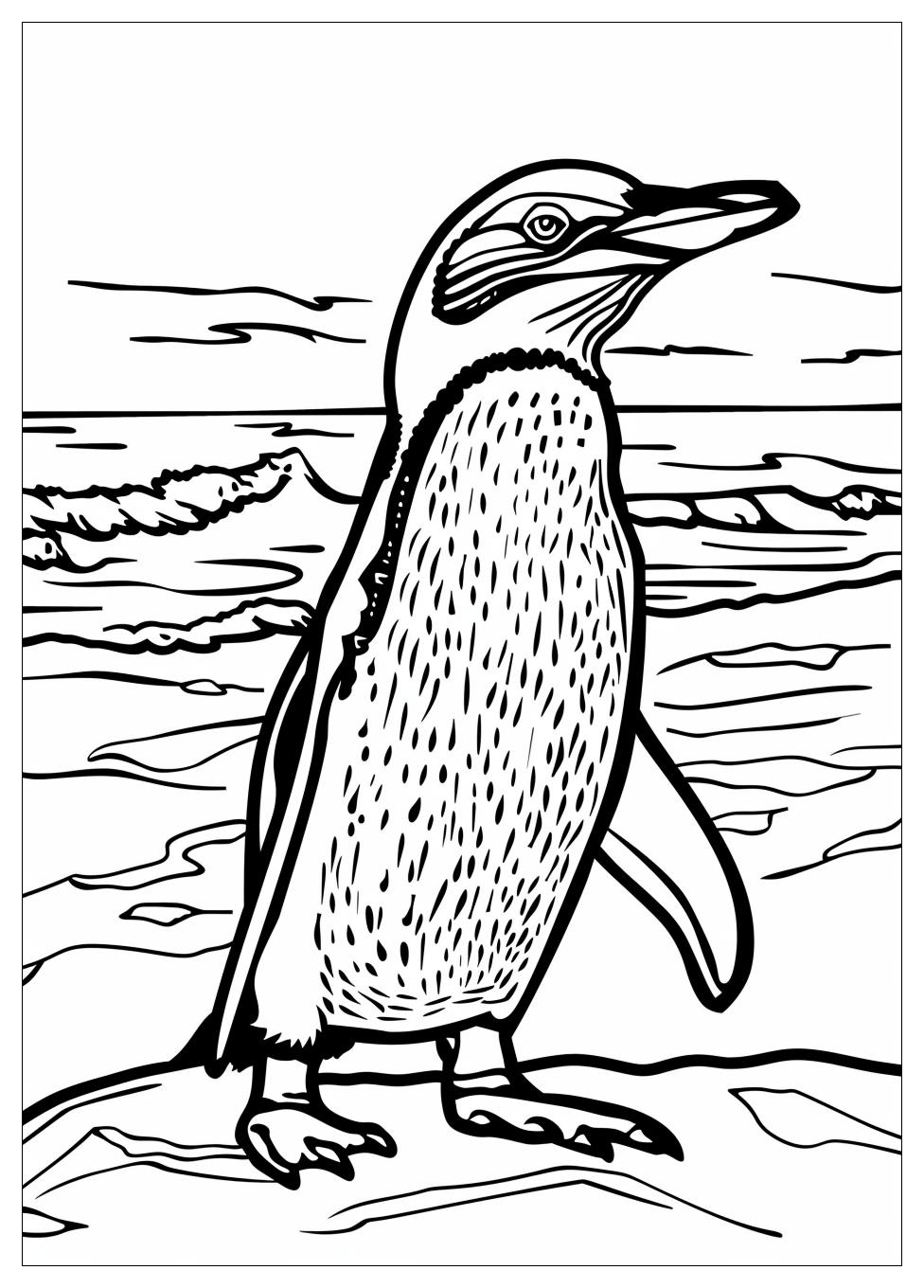 Penguin Coloring Pages-17