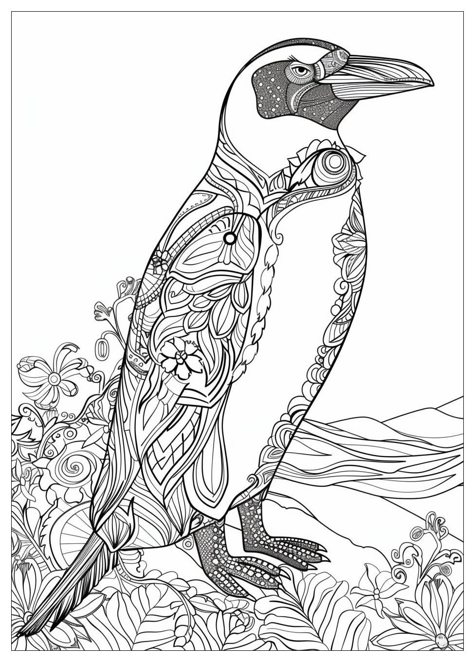 Penguin Coloring Pages-18