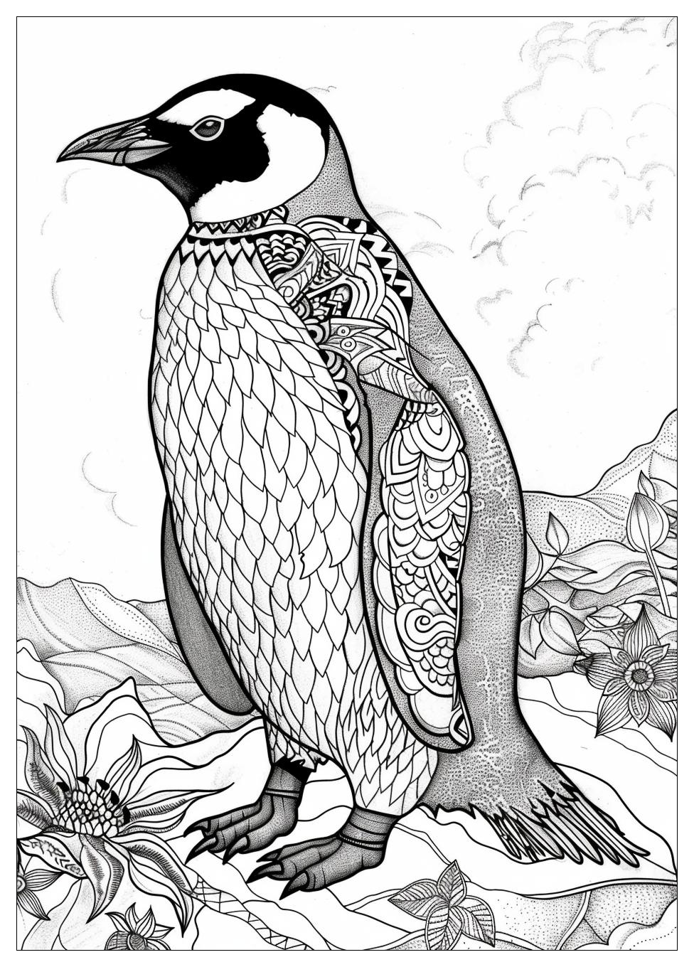 Penguin Coloring Pages-19