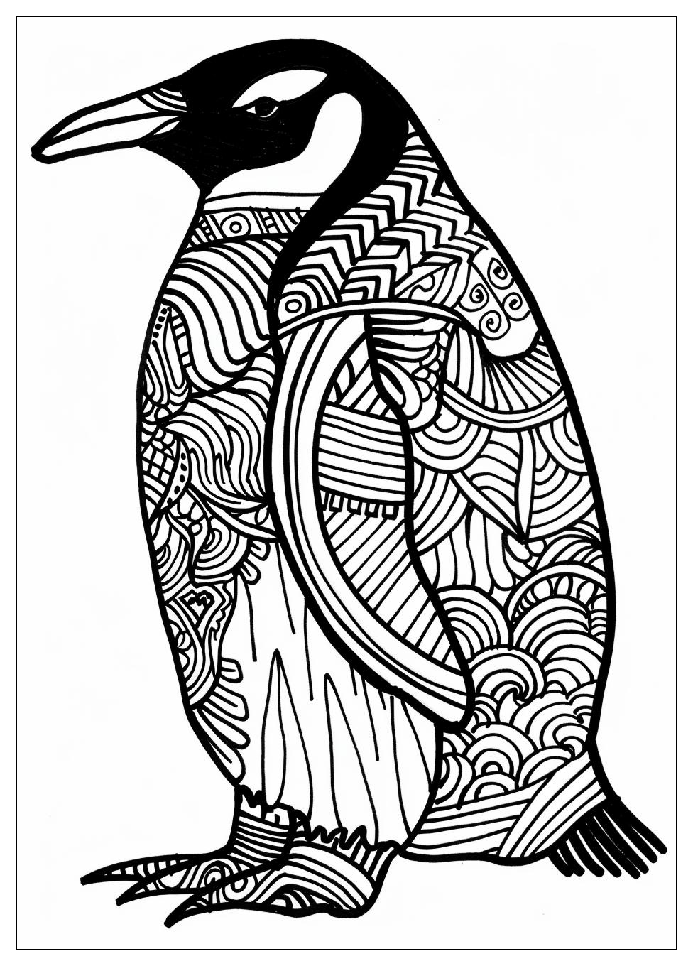 Penguin Coloring Pages-20