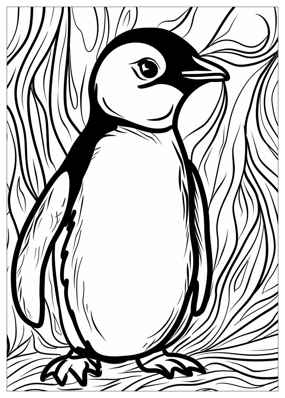 Penguin Coloring Pages-6