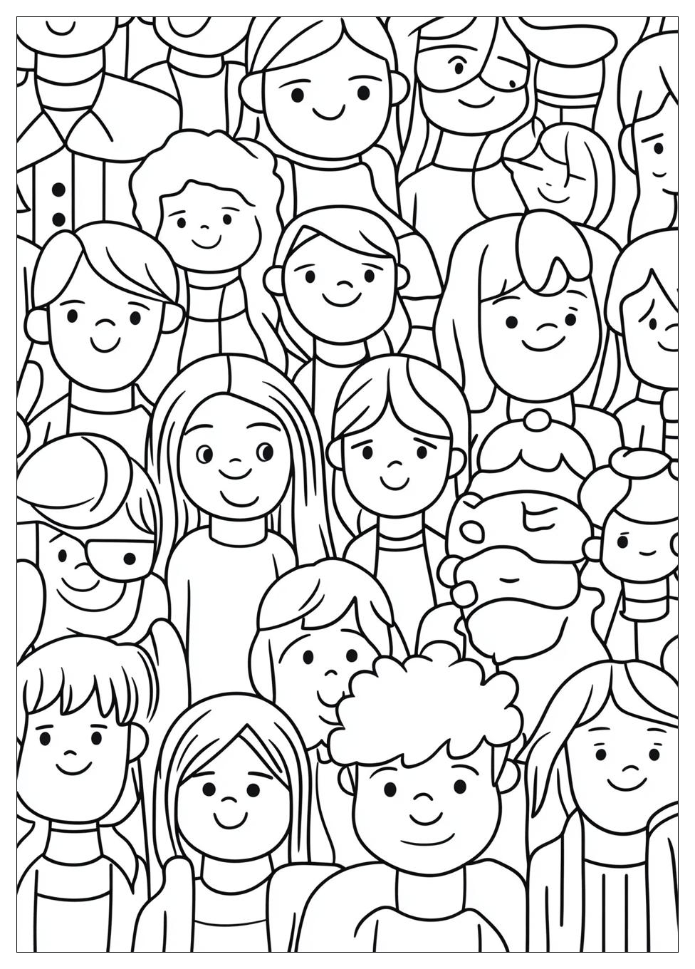 People Coloring Pages-12