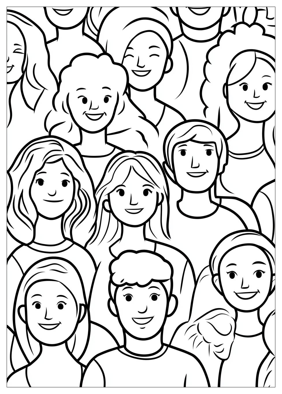 People Coloring Pages-8