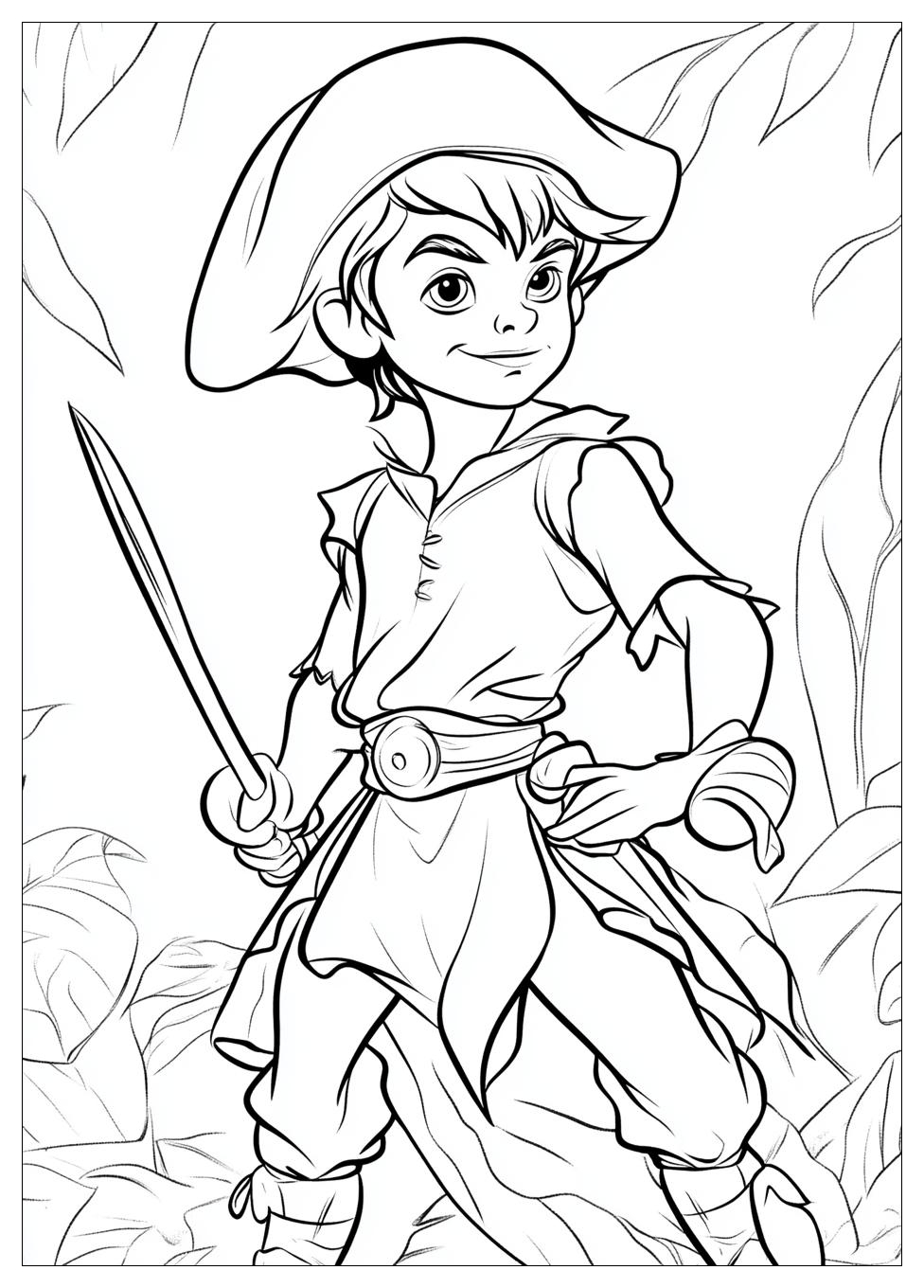 Peter Pan Coloring Pages-3