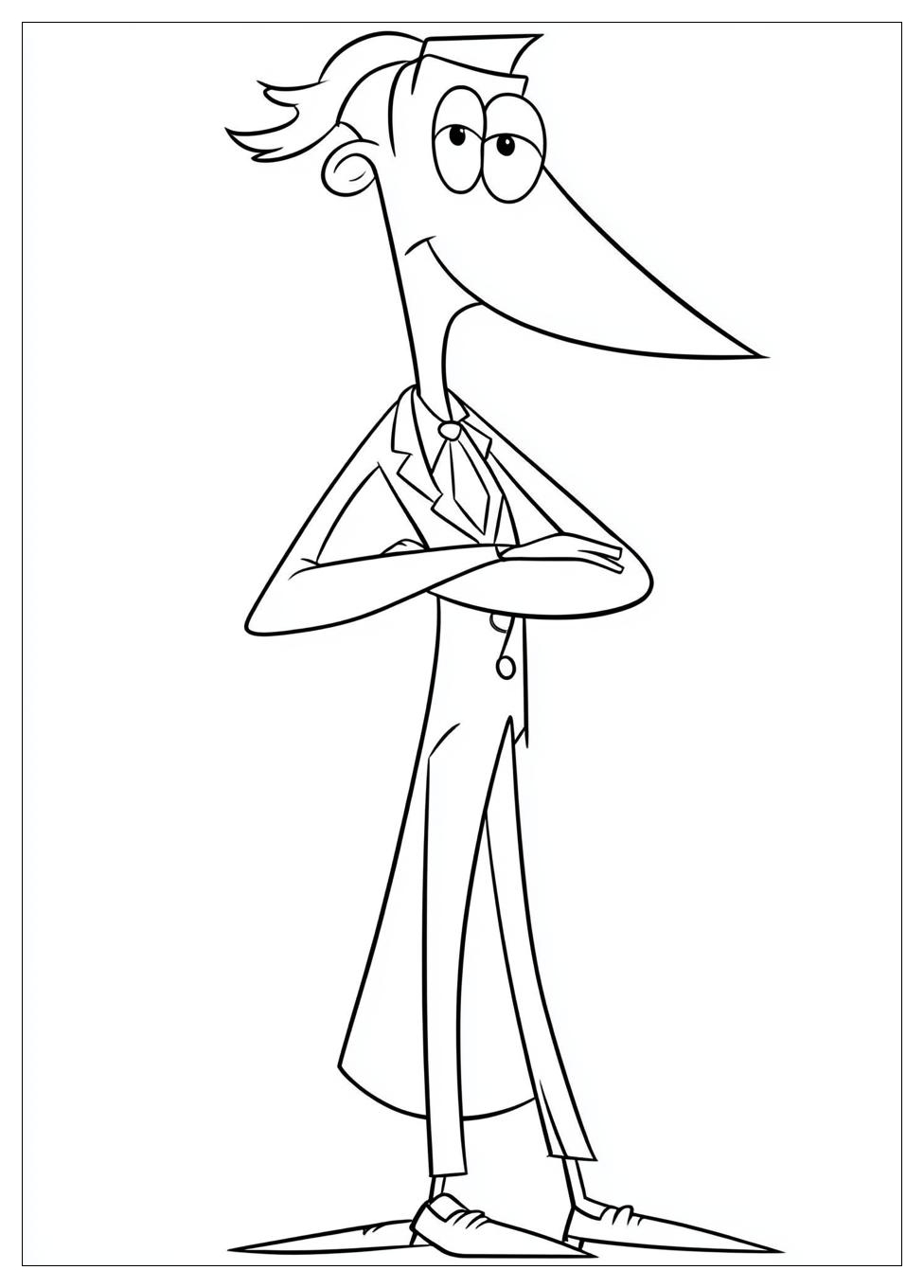 Phineas And Ferb Coloring Pages-16