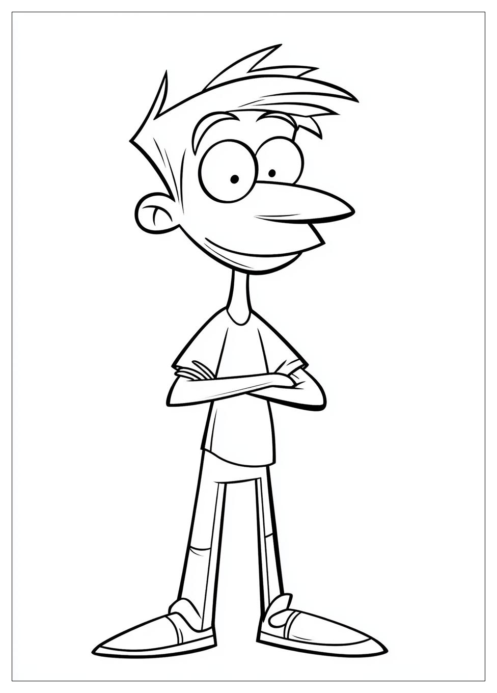 Phineas And Ferb Coloring Pages-17