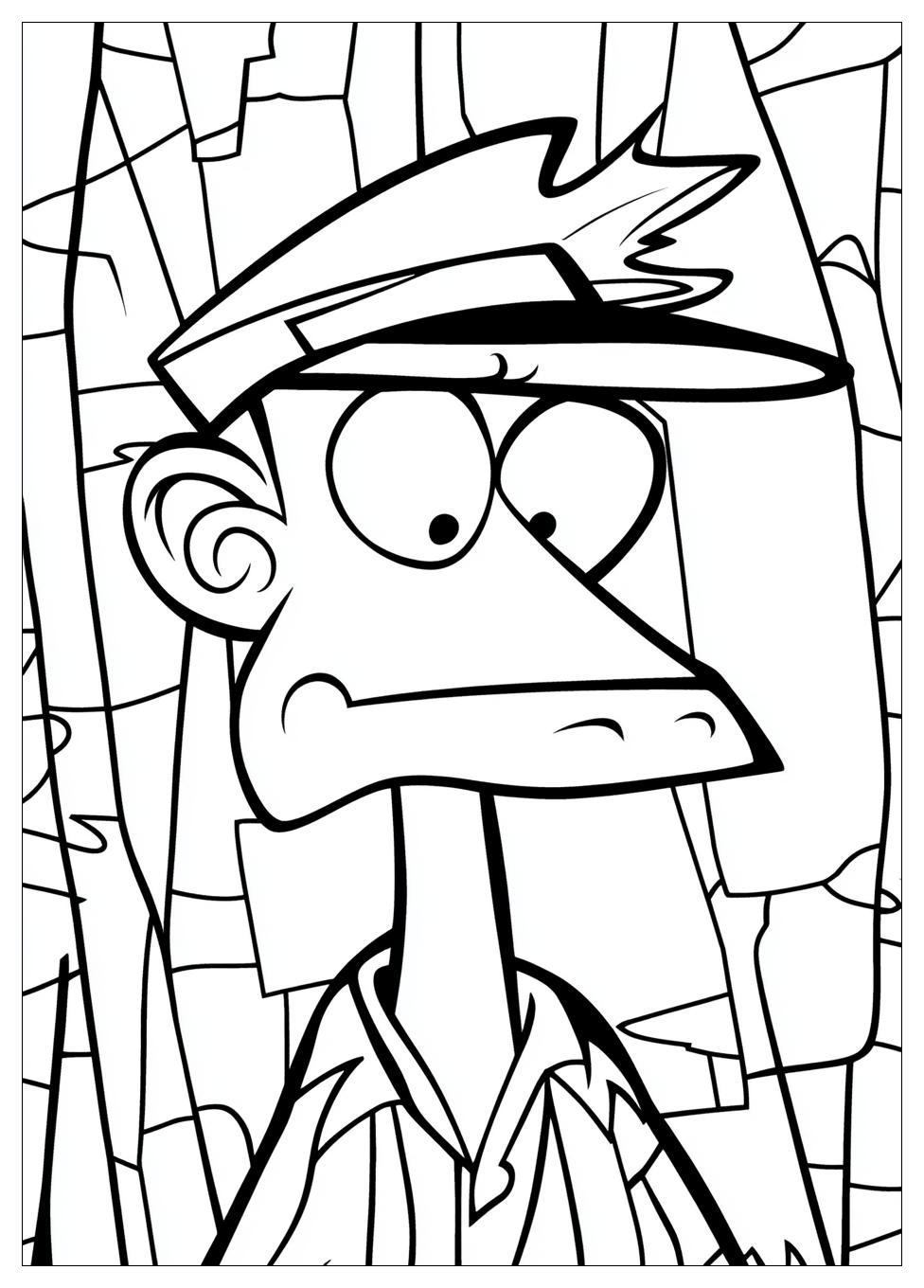 Phineas And Ferb Coloring Pages-7