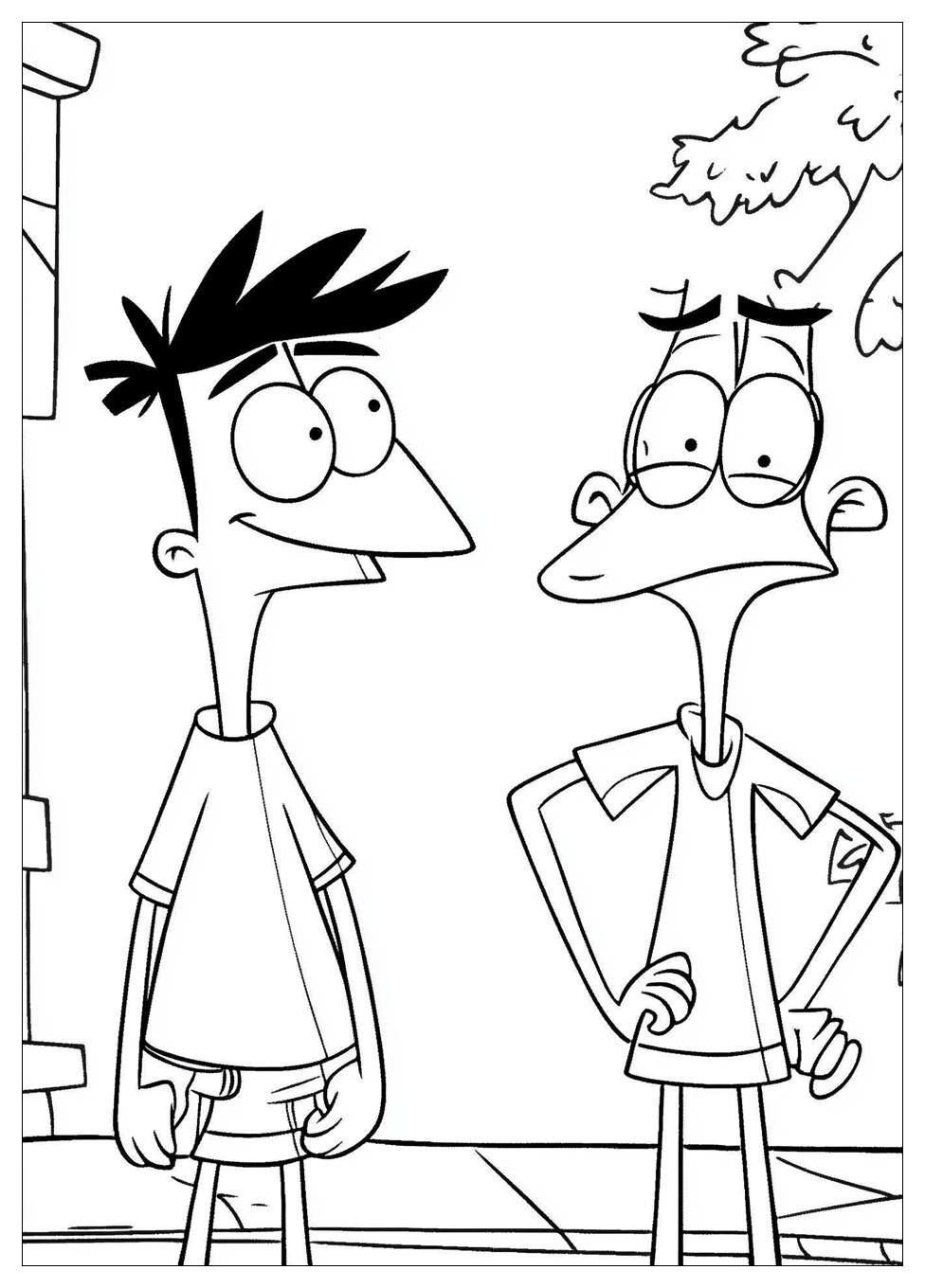 Phineas And Ferb Coloring Pages-8