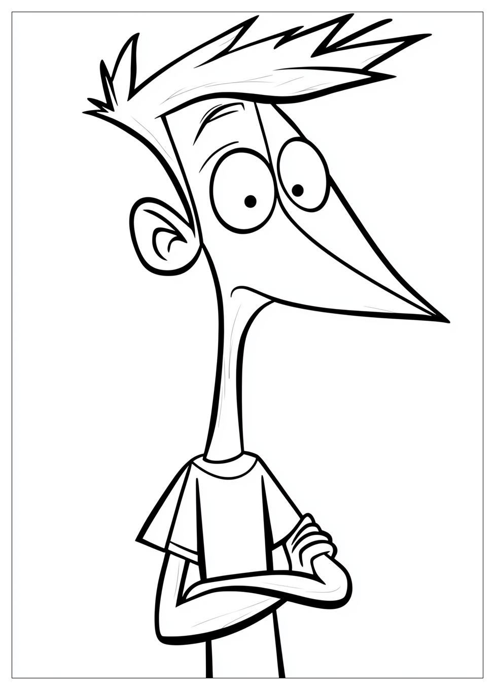 Phineas And Ferb Coloring Pages-9