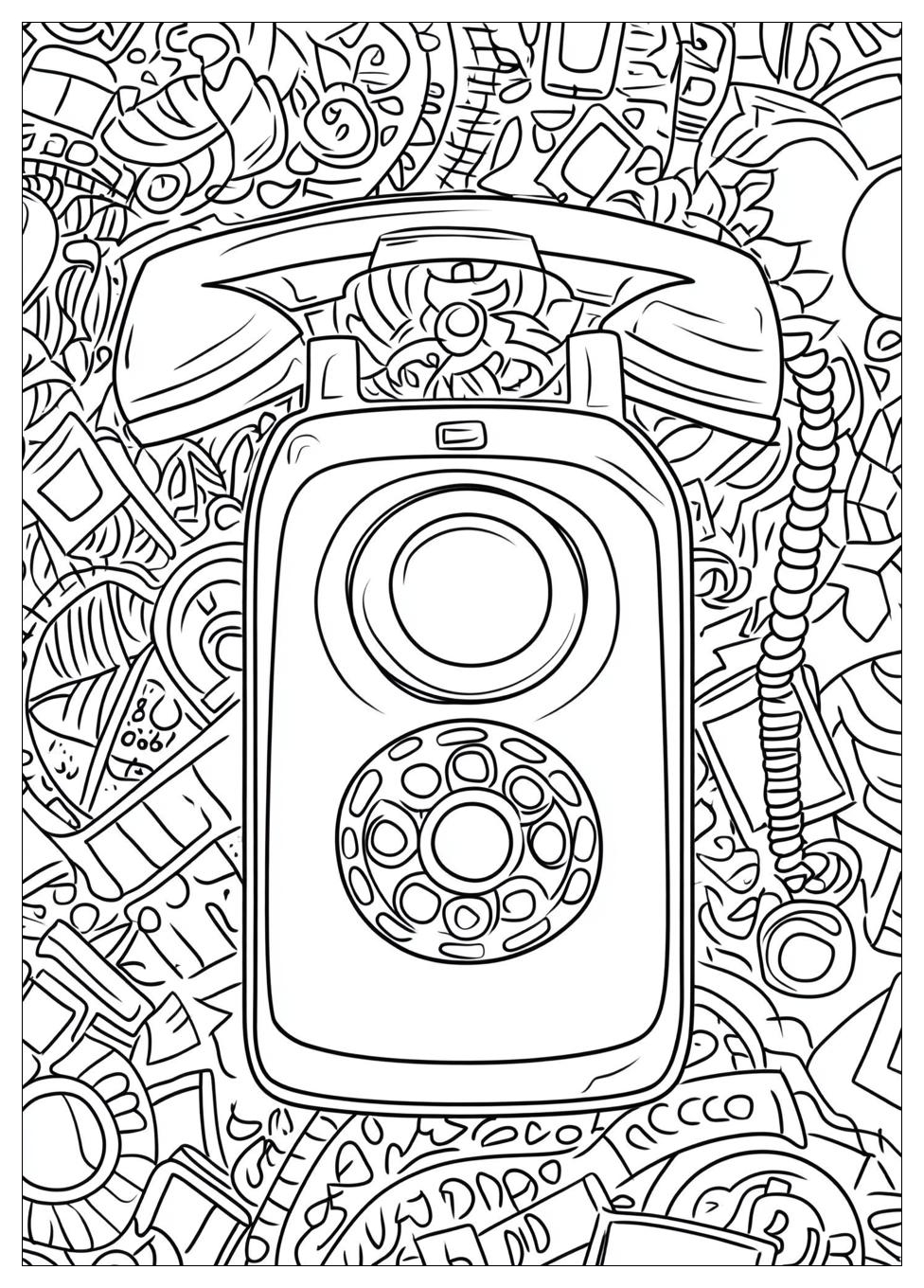 Phone Coloring Pages-11