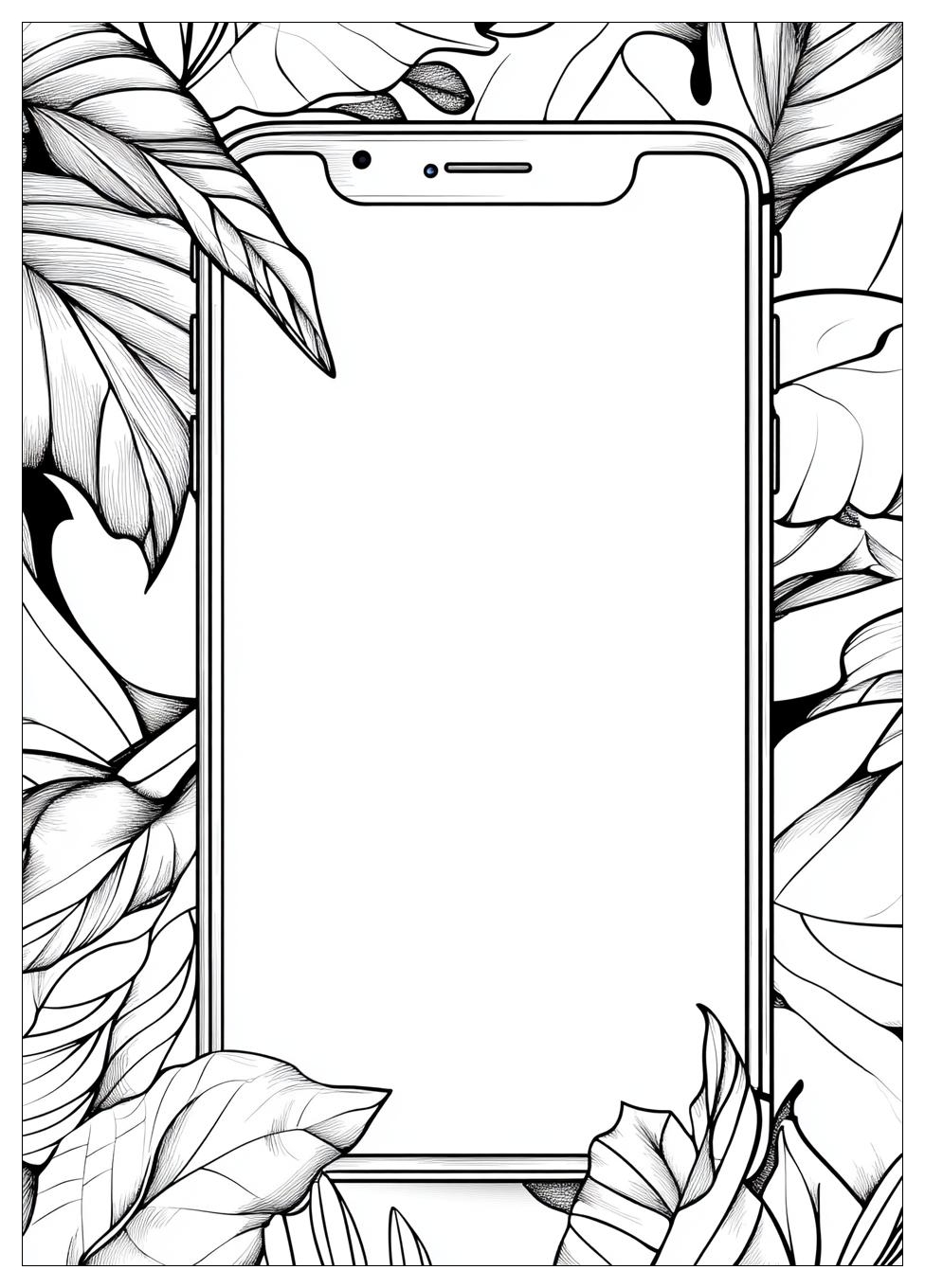 Phone Coloring Pages-16