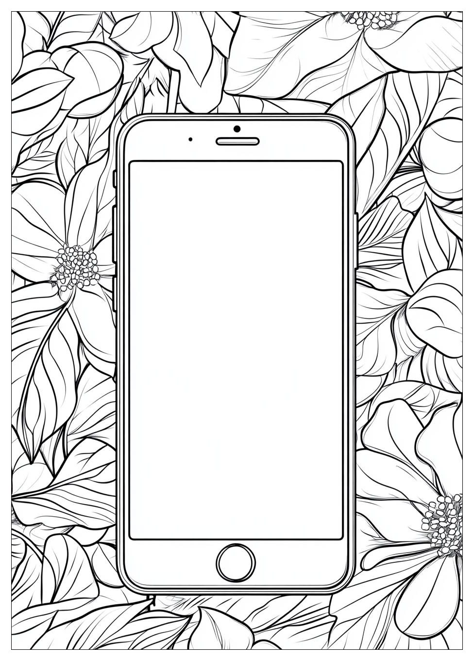 Phone Coloring Pages-17